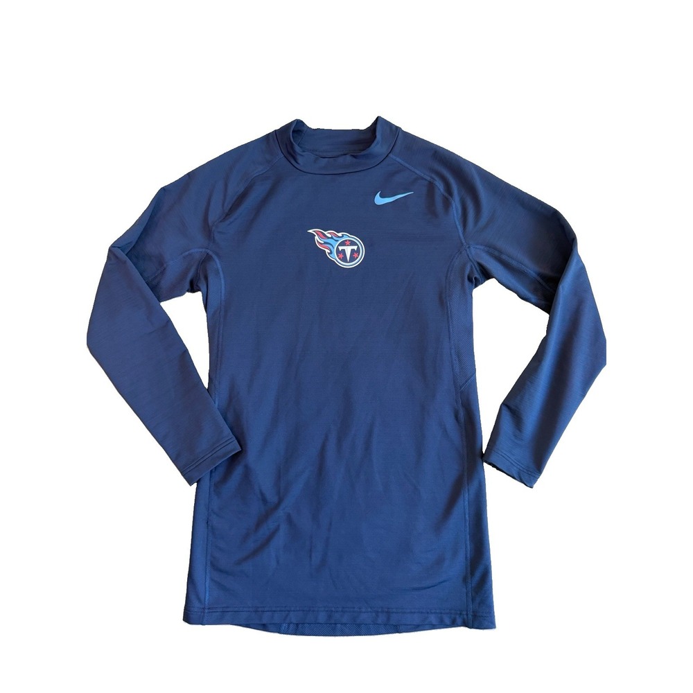 Nike Tennessee Titans On Field Long Sleeve Mens XL Blue Team Issued Pullover